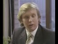 34 Year Old Donald Trump Asked If He D Ever Run For President