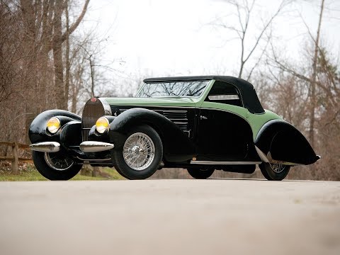 $2,337,500!! 1938 Bugatti Type 57C Aravis Cabriolet by Gangloff