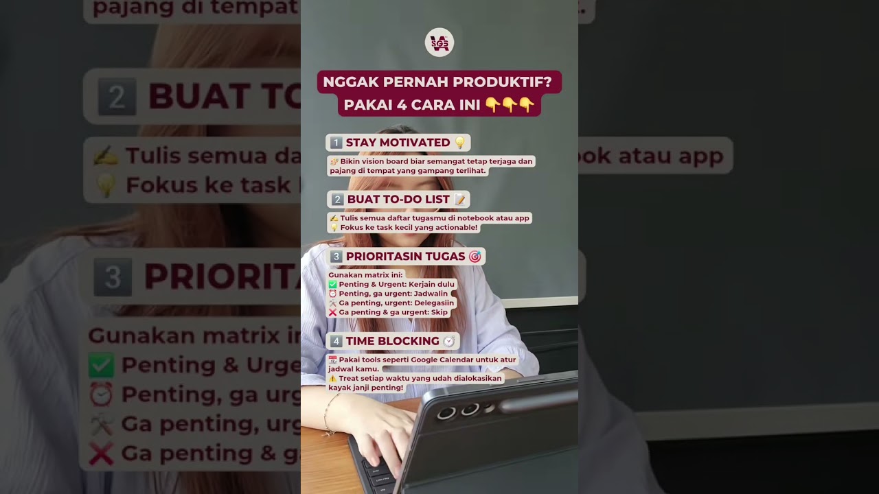 Resolusi tahun ini masih aman? Coba deh pake cara-cara ini biar bisa makin produktif lagi!