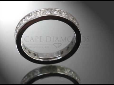Eternity ring,cushion diamonds,engagement ring