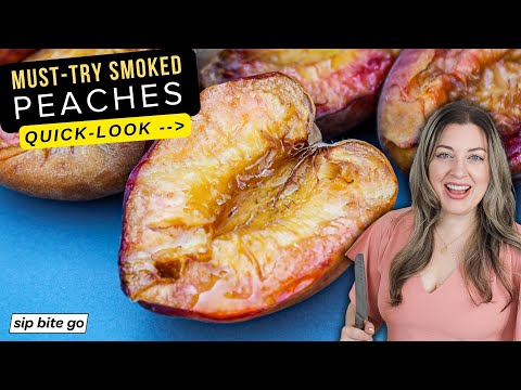 Traeger Smoked Peaches Recipe (Cobbler-Alternative)