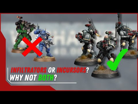 Converting INFILTRATORS and INCURSORS into a unit that can play as either - Primaris Conversion