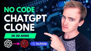 Build a ChatGPT clone in 30 mins with Bubble.io thumbnail