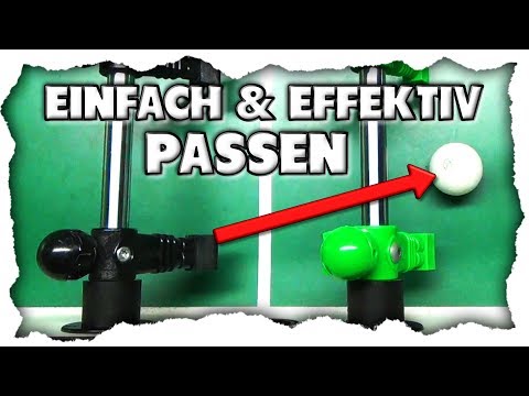 Successful passing as a beginner in table football – edge pass tutorial
