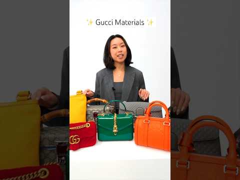 Iconic Gucci Materials 👜