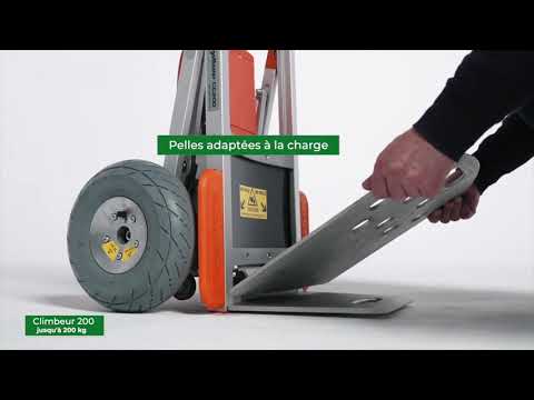 LOCATION DIABLE MONTE-ESCALIERS ÉLECTRIQUE 160/200KG DE CHARGE