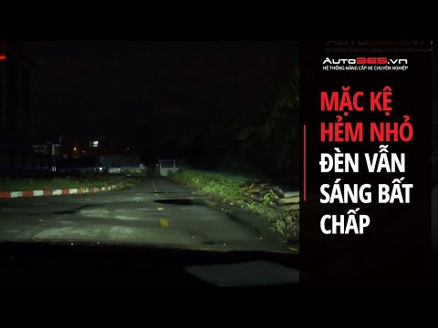 Bi LED GTR Premium test ánh sáng trong hẻm tối (P1)