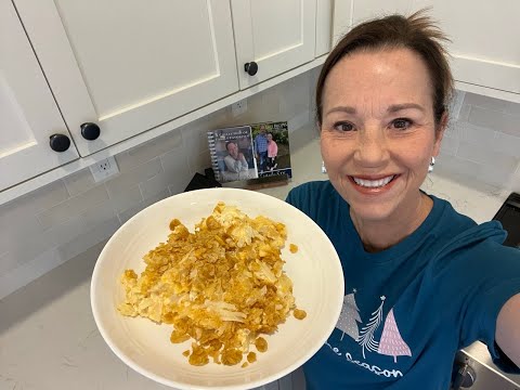 Cheesy Funeral Potatoes | Comfort food | Christmas dinner side dish