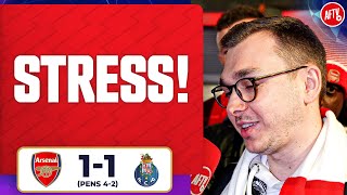 STRESSFUL! (James) | Arsenal 1-0 Porto (Pens 4-2)