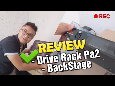 🎛️ Unboxing and Review: Drive Rack PA2 and BackStage CS20000 Amplifier