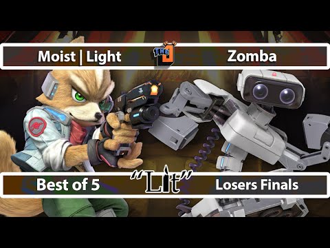 Smash LITvitational LF - Moist | Light (Fox) v. Zomba (ROB) - CFL SSBU