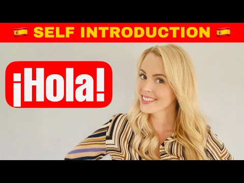 HOW TO introduce yourself in SPANISH like a NATIVE speaker
