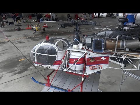 SA-315B Lama HB-ZMV Heli TV Scale RC Model Helicopter