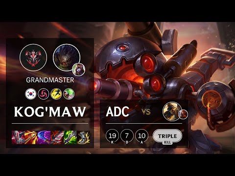 Kog'Maw ADC vs Akshan - KR Grandmaster Patch 11.15