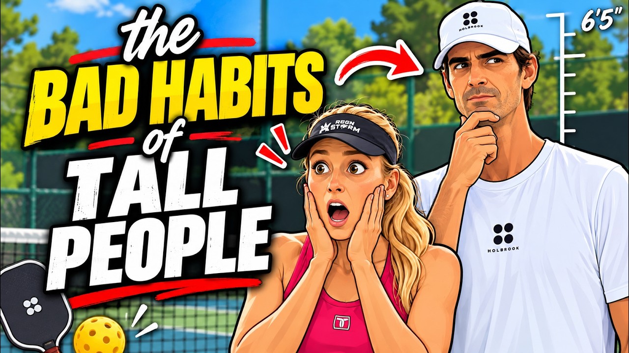 5 Tall Person Pickleball Mistakes That Are Costing You Points