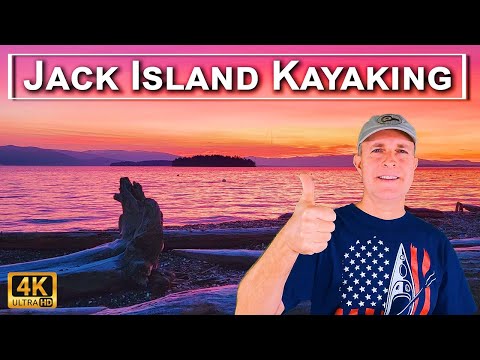 Jack Island Kayaking - San Juan Islands, Washington State - in 4K UHD with Drone Aerials