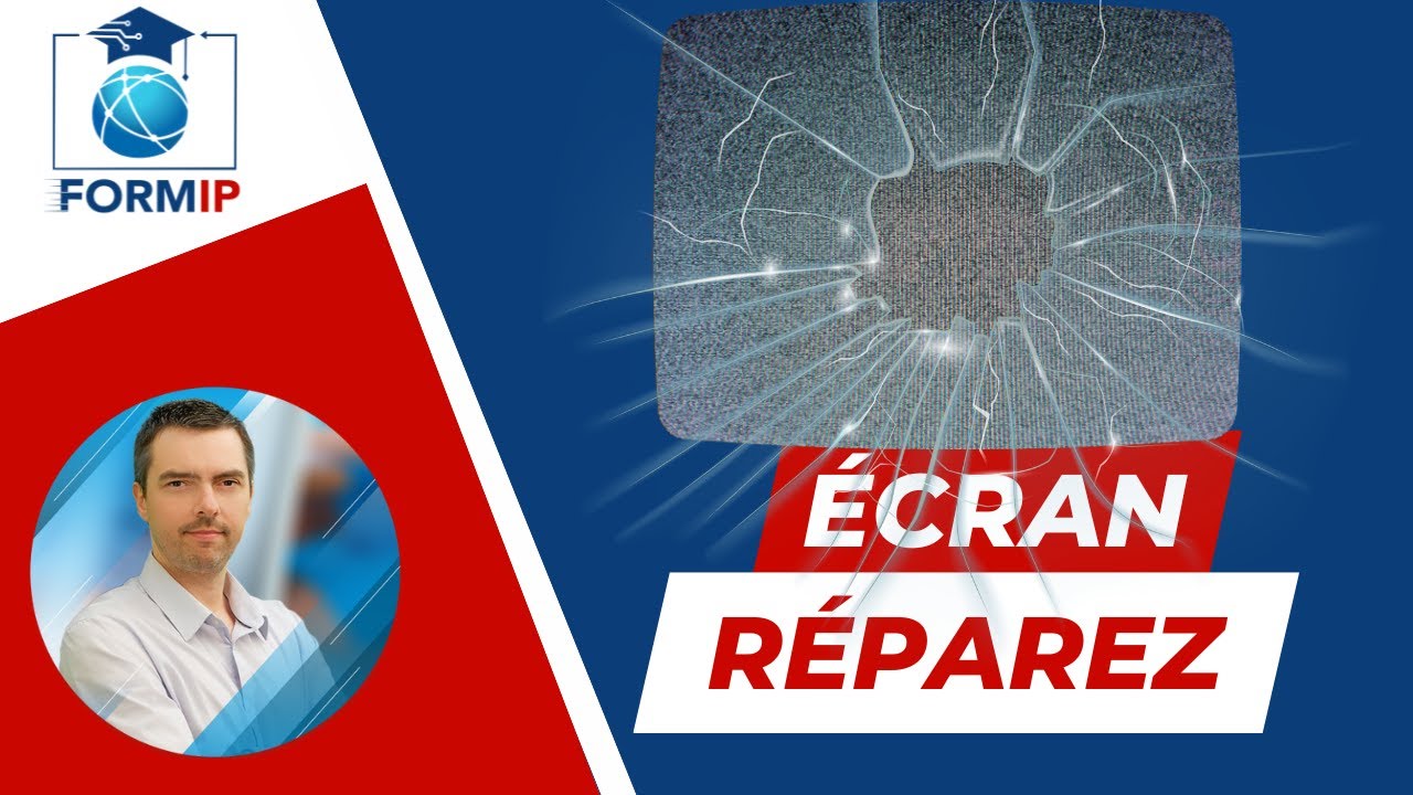 Ecran et composants d'un Laptop