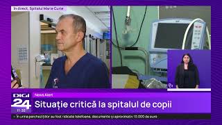 Situație gravă la Spitalul „Marie Curie”: opt asistenți din ATI pleacă. Medic: „A devenit un haos”