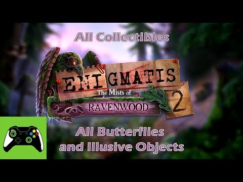 All Collectibles (Illusive Objects and Butterflies) | Enigmatis 2: The Mists of Ravenwood