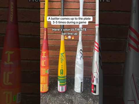 Your ultimate 2025 baseball bat lineup🙌⚾️ #baseball #easton #victus #rawlings #marucci