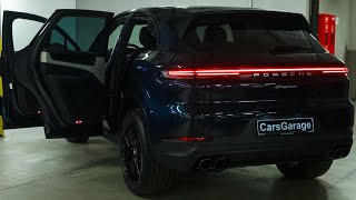 2025 Dark Blue Porsche Cayenne Coupe - Wild SUV in Detail