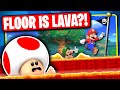 NSMBU But The Floor Is LAVA