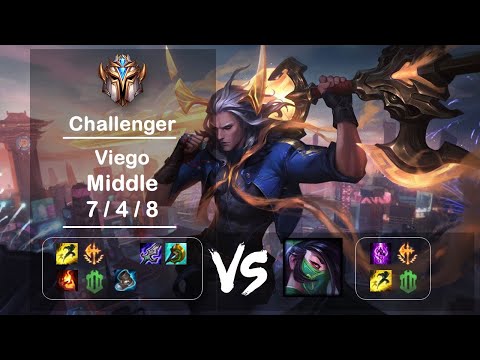 Middle Viego vs Akali KR Challenger Patch 12.18
