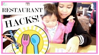 Restaurant Dining Tips and Must-Haves for Toddlers | #MOMHACKS