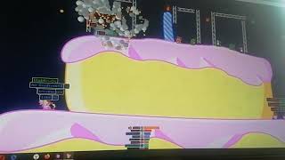 Hedgewars BIG Damage (Cause Of Million Damage)