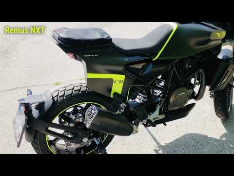 Svartpilen 701 Stock Exhaust vs Remus NXT Exhaust