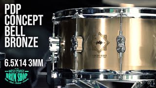 Video thumbnail for PDP Concept Select Bell Bronze by West Coast Drum Shop