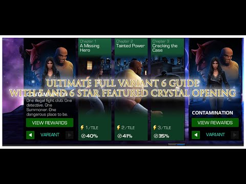 The Ultimate Full Variant 6 Guide with 5 and 6 star Featured Crystal Opening.