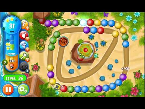 Marble Woka Woka Level 36 - NO BOOSTERS 🐢 | SKILLGAMING ✔️