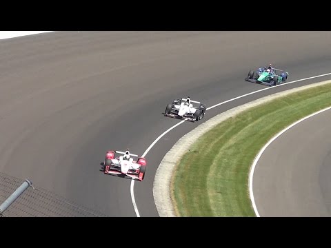 2015 Indianapolis 500 Finish From the Stands: Montoya vs Power (PURE HD SOUND!)
