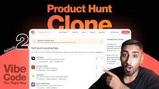 🟢 Let's Vibe Code a Product Hunt Clone using AI! | Beginner Series Ep #2 (Cursor, Next.js, Convex)
