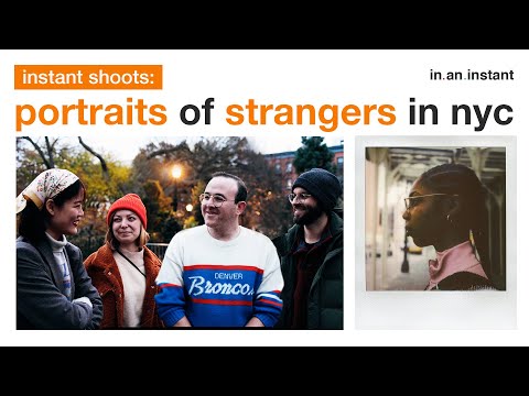 Photographing Strangers in NYC on Polaroid w/ Sissi Lu, Birgit Buchart & Kyle Depew [Instant Shoots]
