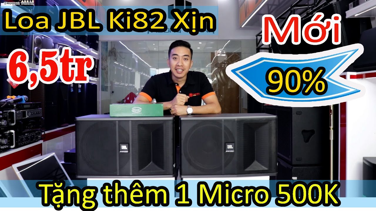 Loa JBL KI82 mới 90% - 6,5tr tặng thêm 1 micro 500k , bao ship