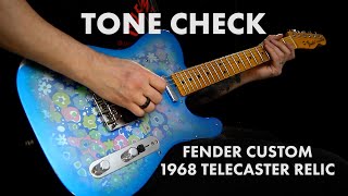 Video thumbnail for TONE CHECK: Fender Custom Shop 1968 Blue Floral Telecaster Demo | Cream City Music by Cream City Music