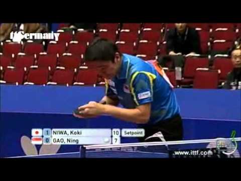WTTTC 2012: Koki Niwa-Gao Ning