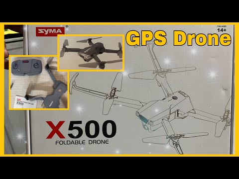 SYMA X500 FOLDABLE GPS DRONE WITH 4K UHD CAMERA | UNBOXING AND REVIEW | GIVEAWAY!