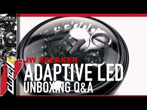 JW Speaker 8790 Adaptive LED Headlight Unboxing [Motodemic Conversion Kit]