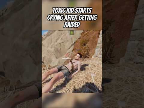 Kid Starts Crying After Getting Raided #rust #rustpc #rustconsole #rustclips #rustfunnymoments #game