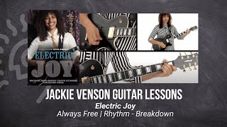 🎸 Jackie Venson Guitar Lesson - Always Free | Rhythm - Breakdown - TrueFire