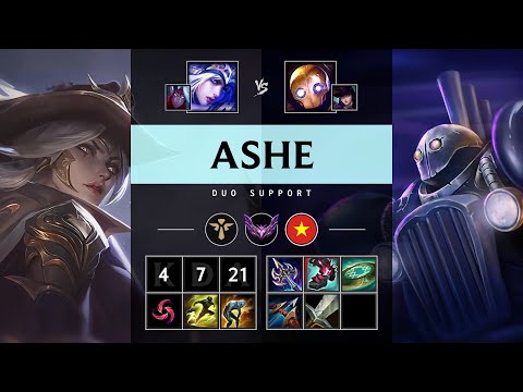 Ashe Support vs Blitzcrank - VN Master Patch 25.12