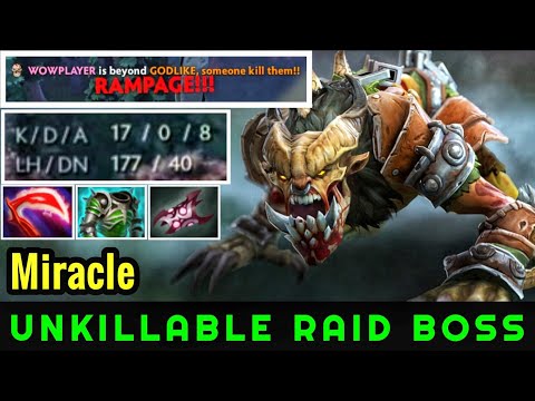 Miracle [Lifestealer] Unkillable Raid Boss Crazy Physical Build WTF Plays 7.22 Dota 2