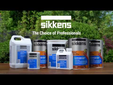 Sikkens TVC with new water based Cetol BLX-Pro
