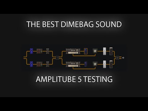 The Best Dimebag Tone With Plugins? Amplitube 5 Testing.