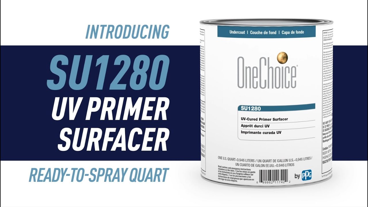 PPG OneChoice® UV-Cured Primer for Ultra-Fast Spot Repairs