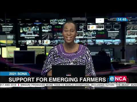 Support for emerging farmers