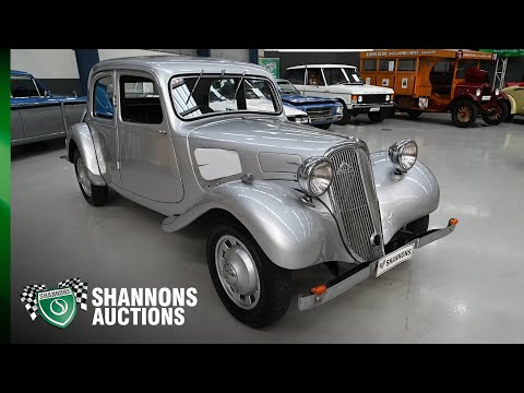 1939 Citroen Light 12 Traction Avant - 2023 Shannons Winter Timed Online Auction